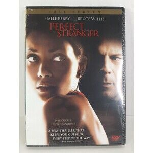 Perfect Stranger DVD 2007 Full Screen Halle Berry Bruce Willis NEW Sealed